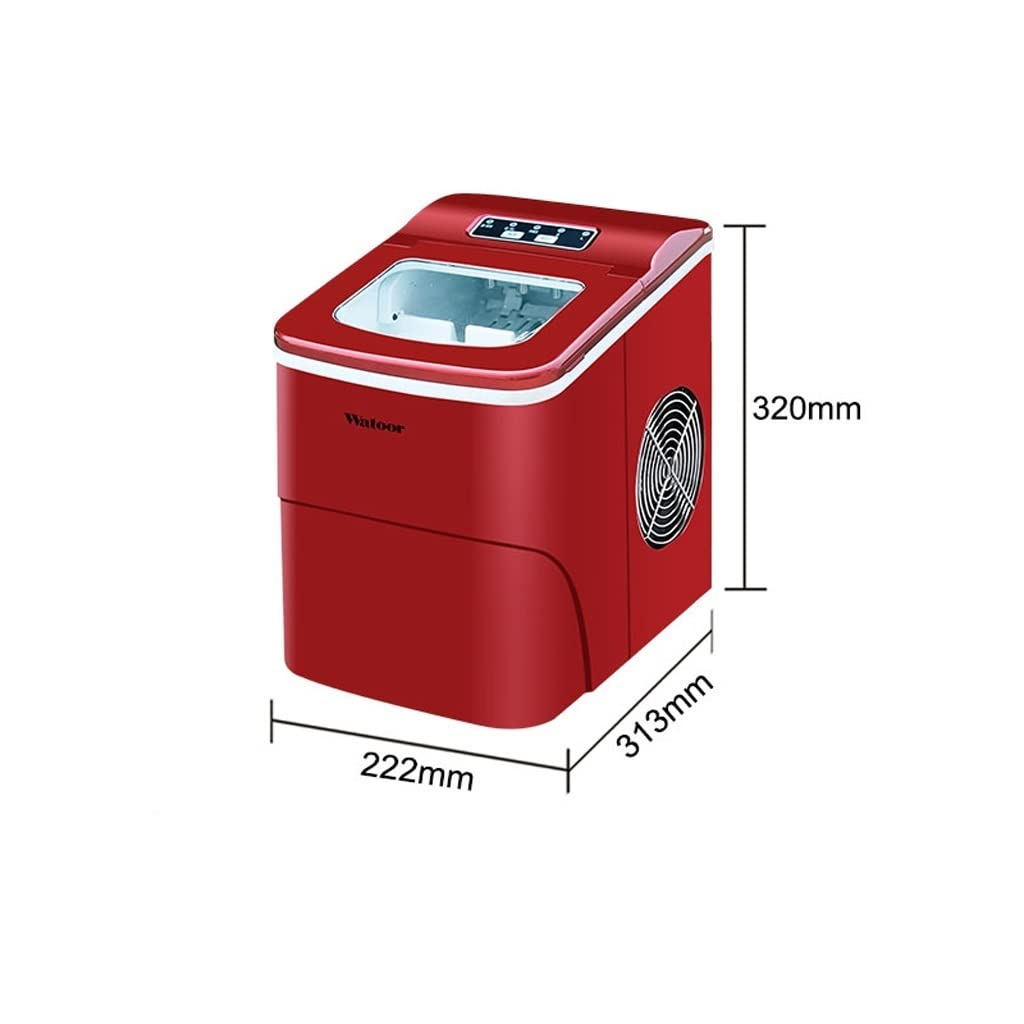 RJJ Fabricante de Hielo pequeño Mini Mini Mini Mini Retro Redondo de Hielo Fabricante de Cubos de Hielo (Color : Picture Color)