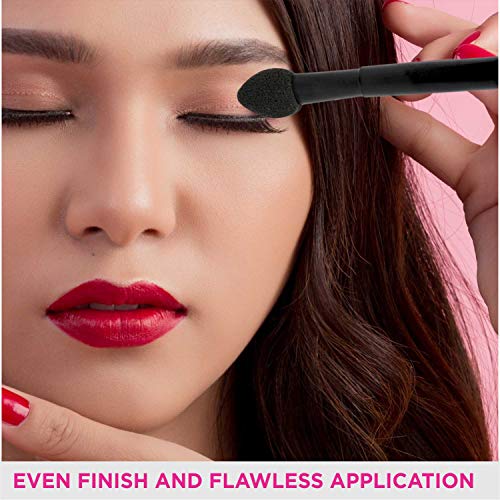 Image of Vega 2 in 1 Mini Make up Brush, Eye Applicator and Eye Groomer (Pack of 2)