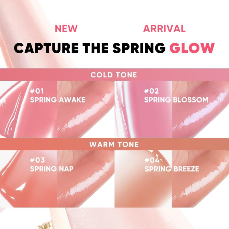 Valentines Day Gift, JUDYDOLL Glow Blush Balm, 85% Essence-Infused & Hydrating Cream Blush, Buildable & Non-Patchy Cheek Color with Puff, Lightweight Travel Makeup (01 Spring Awake) - Image 7