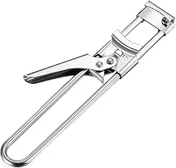 Abridor Ajustável Em Aço Inox Para Potes, Frascos 19cm