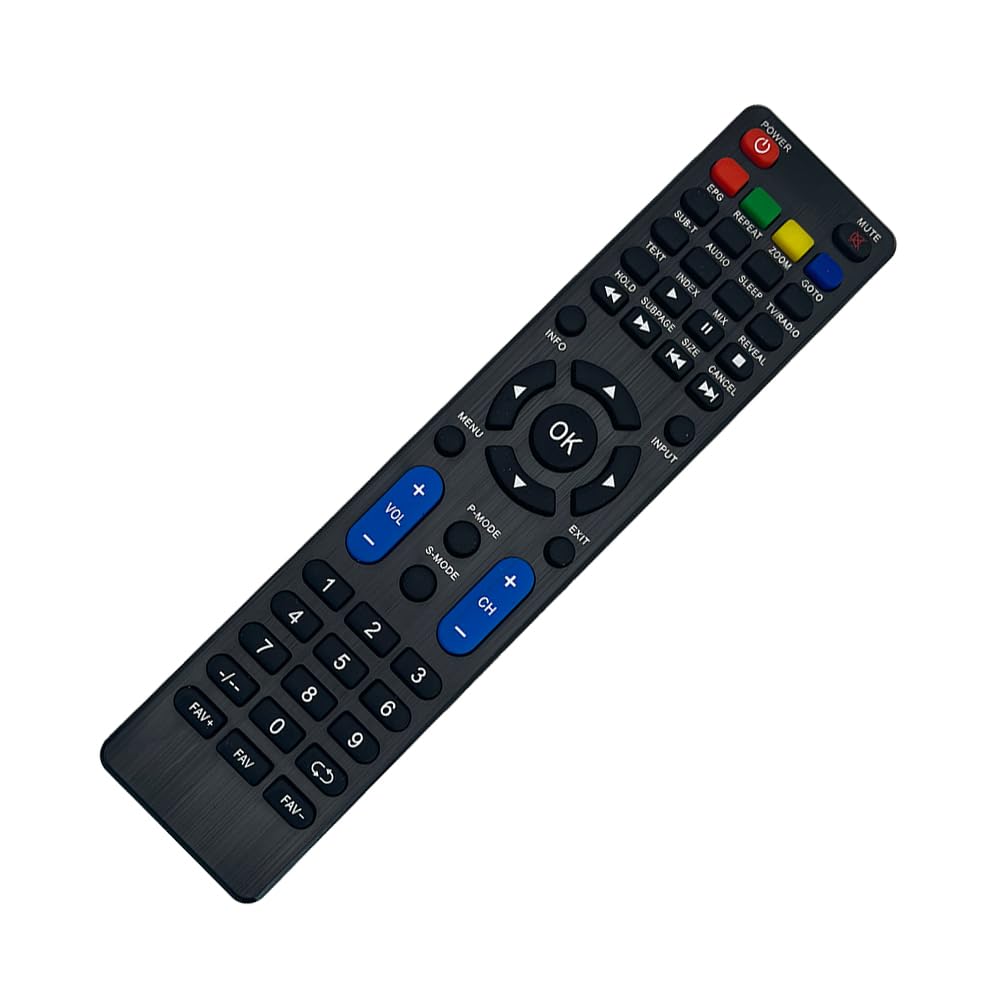Telecomando Universale Re-Flix Superior Light 4 In 1, Preprogrammato Per TV AKAI AKTV3219S, Facile Da Usare, Batterie AAA Non Incluse