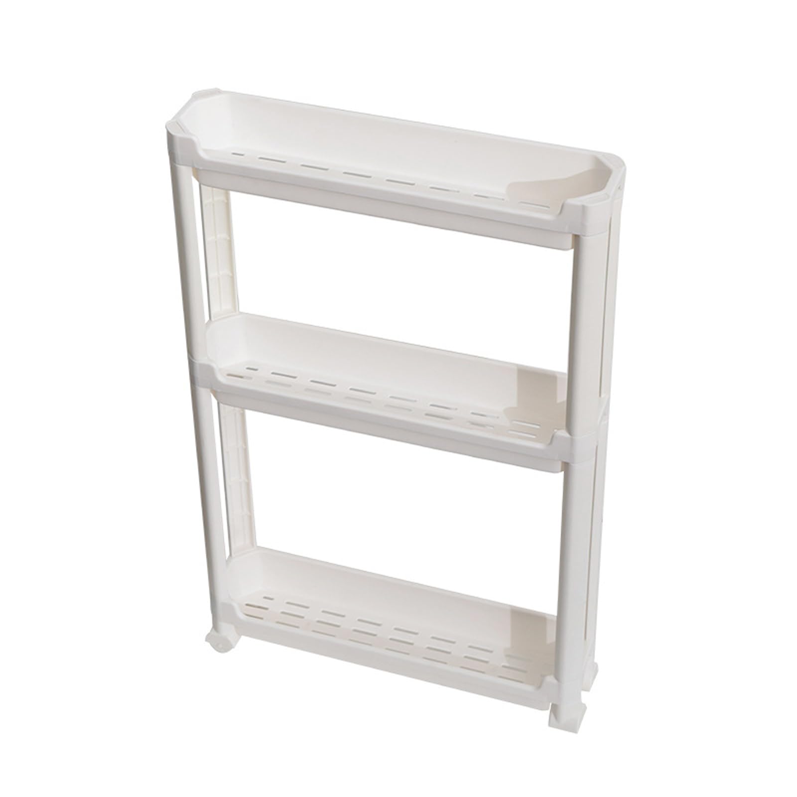 Kitchen Trolley Multi Purpose Handcart with Wheels - Movable Narrow Furniture for Kitchen Auxiliary Cart