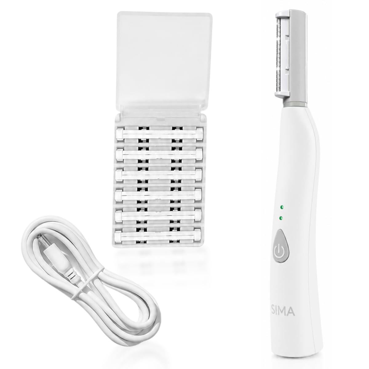 SPA SCIENCES SIMA Electric Dermaplaning Tool, Facial Exfoliator & Hair Remover