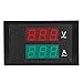 Kadimendium DL85-2041 Dual Display AC Voltage Current Meter AC80-300V 0-50A with Current Transformer Digital Voltmeter Ammeter