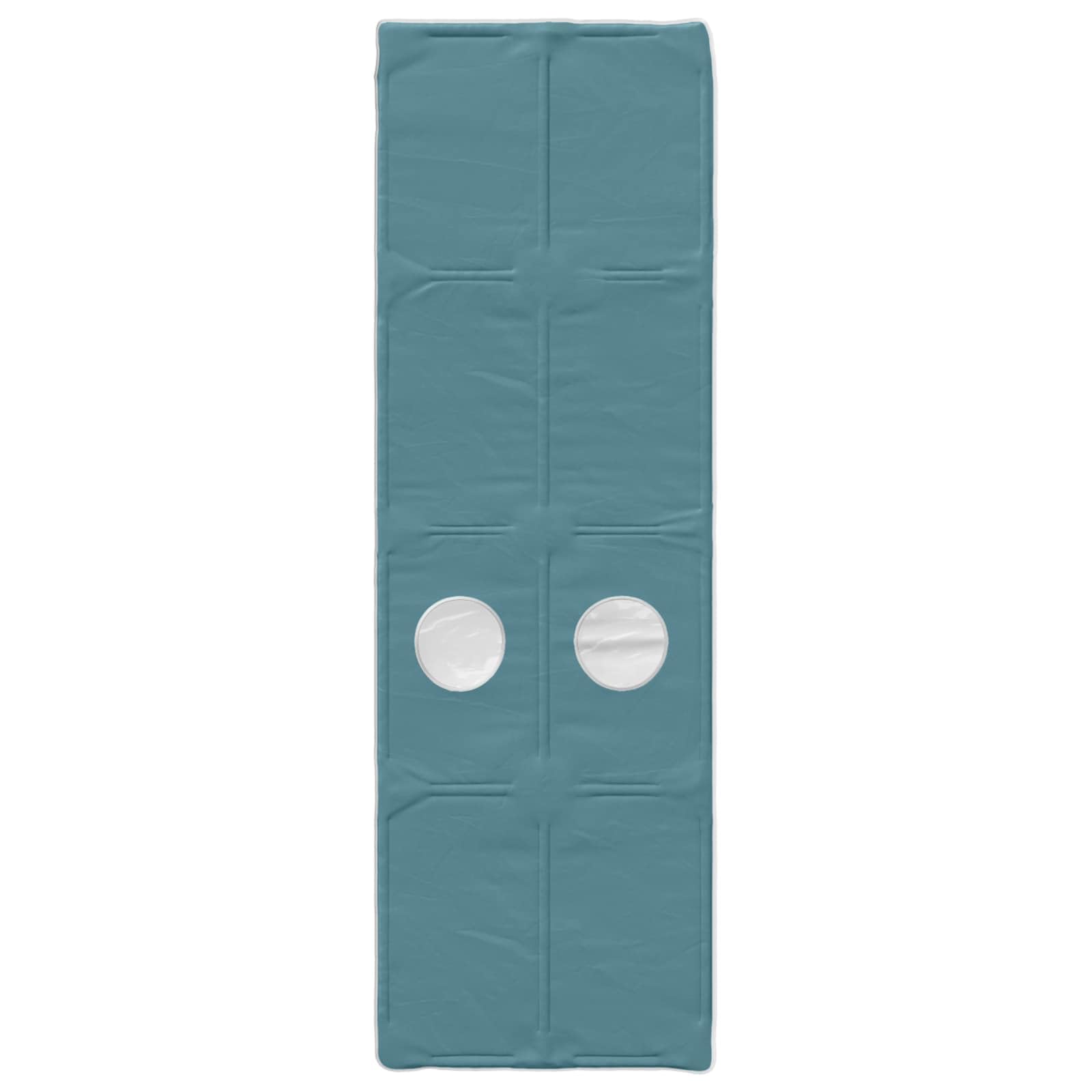 Estructura de cama de 100 x 200 cm con túnel, marco de cama de madera moderna para habitación juvenil y habitación de invitados, juego de 3 piezas, color blanco y azul claro