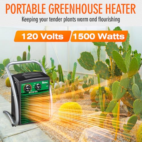 DR. INFRARED HEATER DR218-1500W Greenhouse Garage Workshop Infrared Heater, 1500-watt