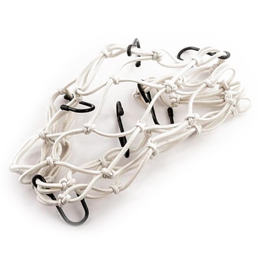 Puig 0788B Elastic Net Motorcycle Universal, White