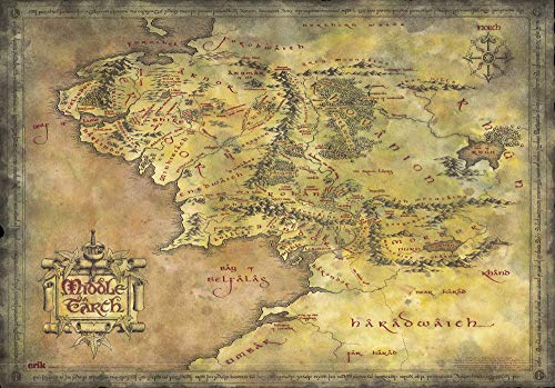 Grupo Erik Vade El señor de los anillos - Tapete escritorio - Vade escolar multifuncional | Vade escritorio - Protector escritorio - Vuelta al cole material escolar - Licencia oficial