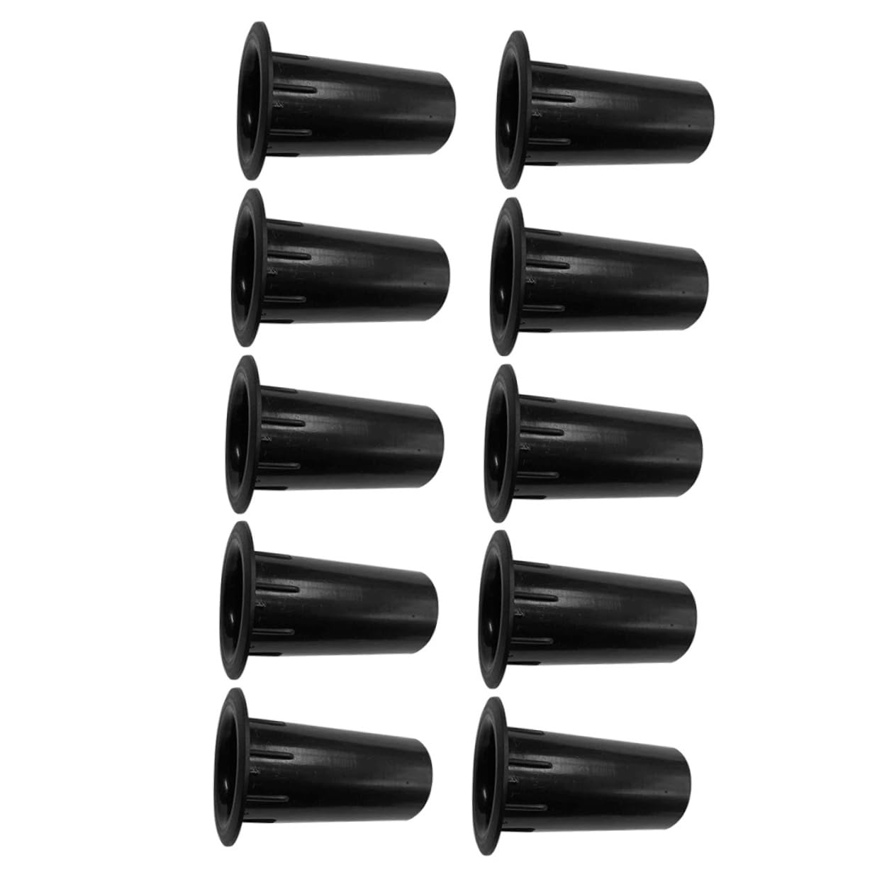ERINGOGO 2sets Home Stereo Speakers Speaker Port Tube Subwoofer Port Tube Replacement Silver Feet for Audio Equipment 10pcs*2