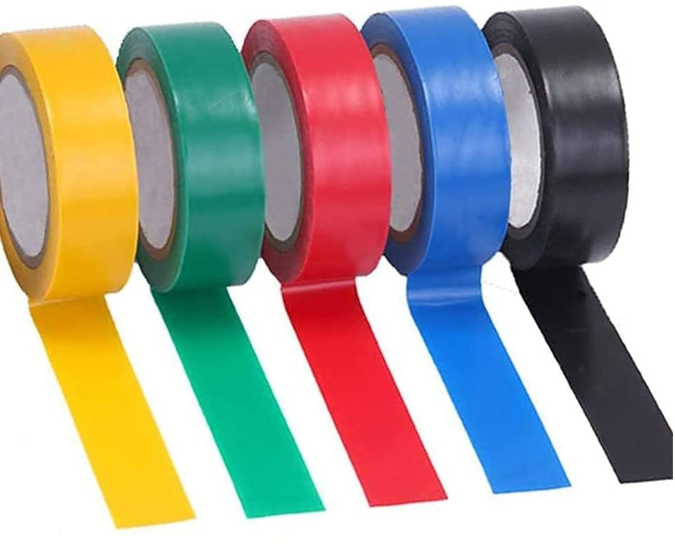 Image of CARE 'N' TOUCH Electronic Spices Electrical Insulation Tape, 8 mtrs, Assorted Colour-MIX PACK OF 5