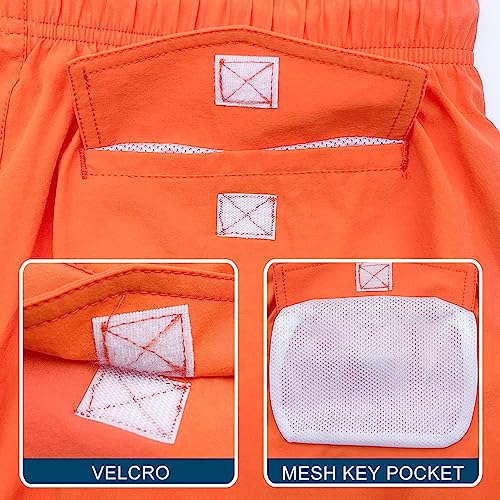 Image of HODOSPORTS Mens Swim Trunks 7 inch Quick-Dry Swim Shorts with Mesh Lining and Pockets