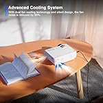 AuKing Projector, 2025 Upgraded Mini Projector, Full HD 1080P Home Theater Video Projector, Compatible with HDMI/USB/AV/Smartphone/TV Box/Laptop - Image 4