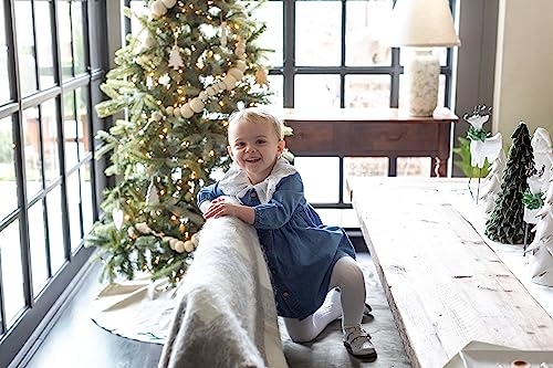 Mud Pie Girls Girls Eyelet Denim Dress3