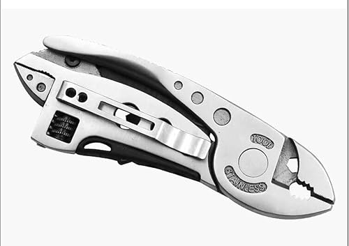 Doblar multi herramienta al aire libre sobrevivir campamento Destornillador Llave Alicates de mandíbula Llave multifunción multifunción