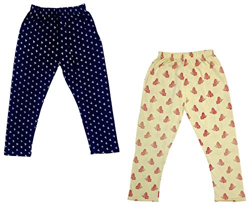 Image of indi weaves Girls Super Soft Cotton Solid Capri Pants Pack of 2