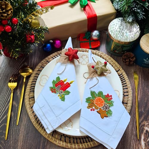 Servilletas de Tela HCRAFT 18x18 Pulgadas Set 4 miniatura 3