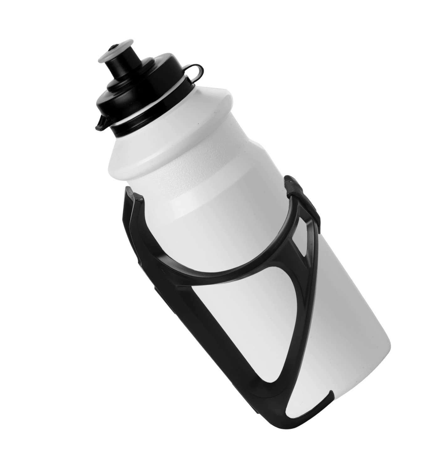 POLISPORT 8645200001 - Bottle Holder Model Premium for MTB Bicycle, Lightweight, Durable and Quick to Assemble in Black