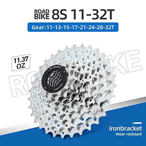 Cassette Vélo VG SPORTS 8 Vitesses 11-46T Large Développement