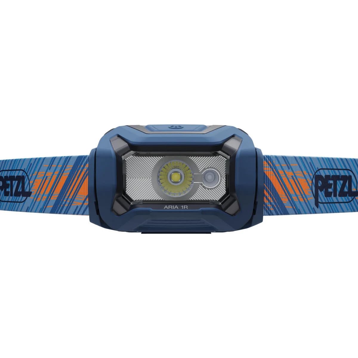 PETZL ARIA 1R RGB Stirnlampe - Leichte & Wiederaufladbare 475 Lumen Stirnlampe - Blau