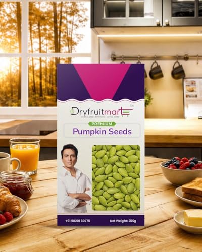 Image of Dryfruit Mart | Pumpkin Seeds 250g | High Protein, Rich in Magnesium & Fiber, Supports Heart Health & Immunity, Healthy Snack. (250.0g)