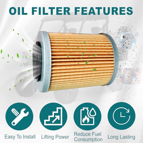 Image of QYMOTO 2 Pack CFMOTO Oil Filter High Performance 0800-011300 Compatible with CFMOTO UTV ATV Cforce Zforce Uforce 400 500 600 800 900 950 1000 1000 /800 XL Accessories