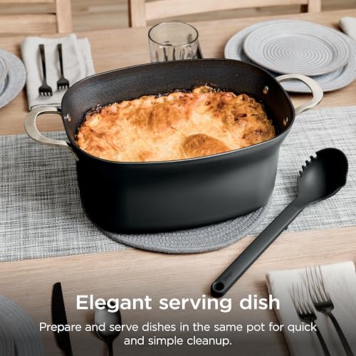 Image of Ninja 12-in-1 PossibleCooker PLUS | 8.5-qt - Sous Vide & Proof Multi-Cooker | Slow Cooker, Dutch Oven & More | Glass Lid & Integrated Spoon | Nonstick | Oven Safe Pot to 500F | Black | MC1010
