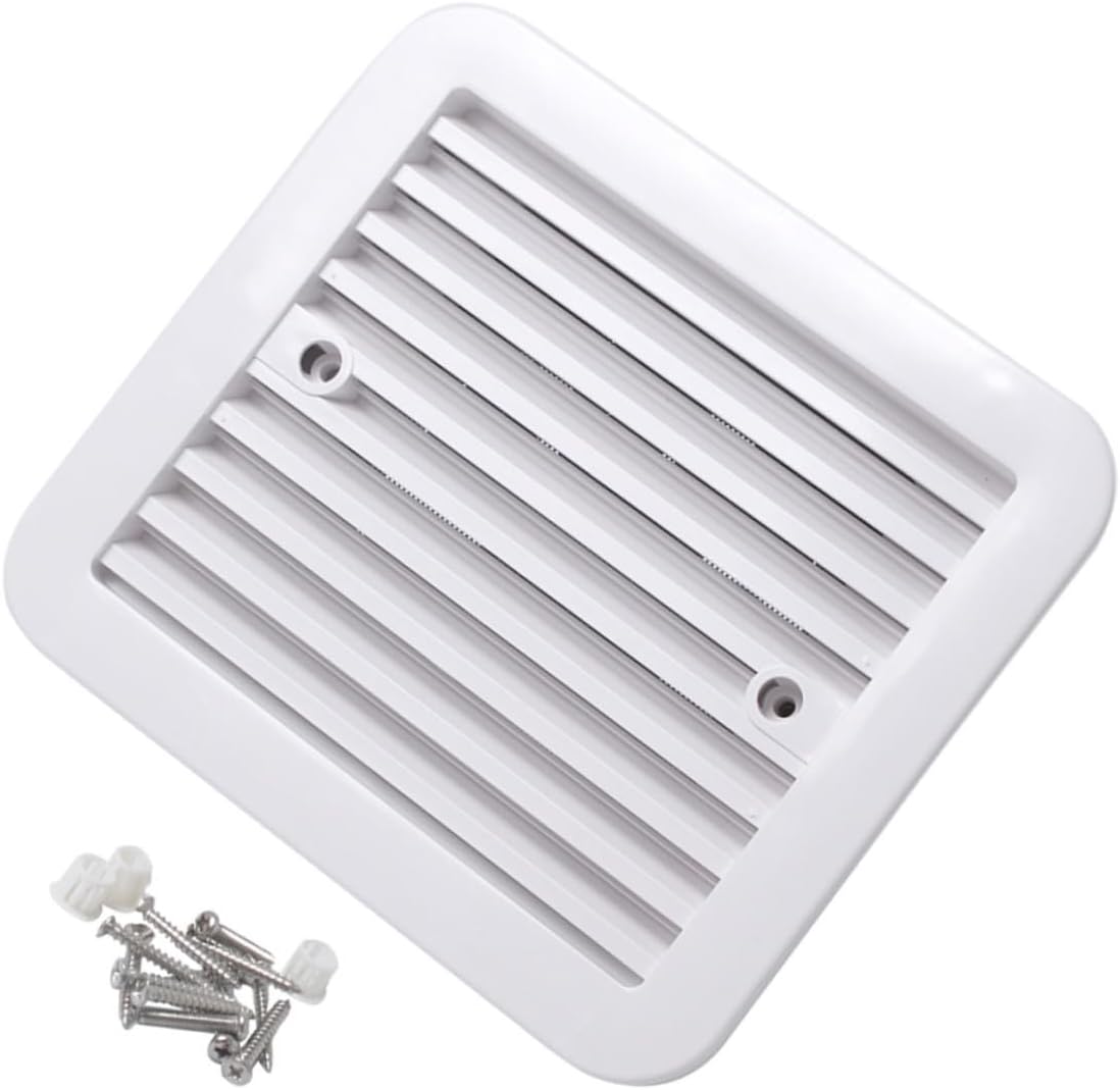 8-inch 12v Rv Exhaust Outlet Fan with Blades Quiet Bathroom Ventilation Fan for Rv Roof Ventilation and Air Exchange Replacement Part for Bathroom Air Vent