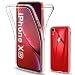 Produktbild SOGUDE für iPhone XR Hülle, für iPhone XR Schutzhülle 360 Grad Full Body Front Und Rückenschutz Handyhülle Transparent Silikon Schutzhülle TPU Bumper für iPhone XR