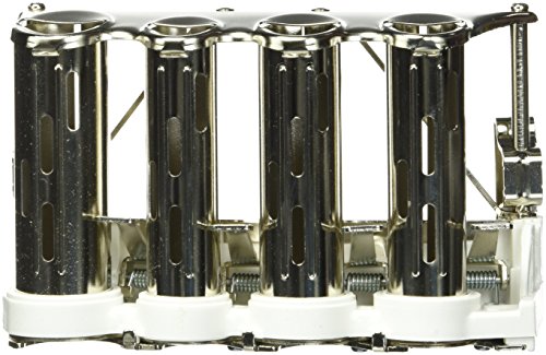 McGill Nickel-Plated Steel Money Changer with Penny, Nickel, Dime and Quarter Barrels