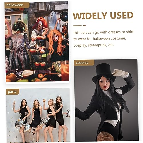 Medieval Leather Belt for Knights and Vikings Retro Sword Holder Belt Adjustable Design for Cosplay and Themed Parties4