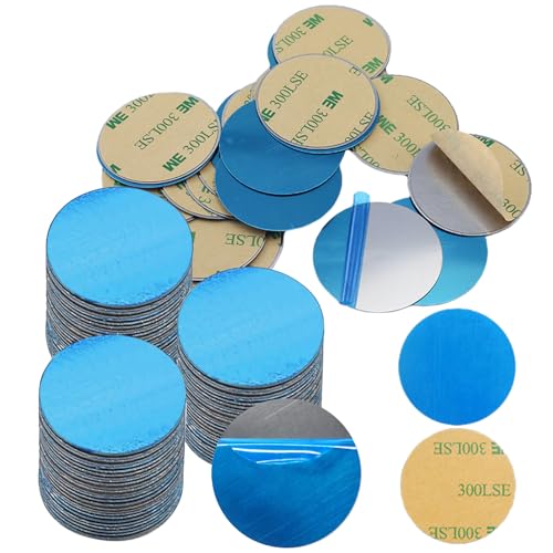 Il set include: il set di piastre metalliche autoadesive include 200 piastre metalliche in acciaio inossidabile da 15 x 0,3 mm. Ideale per figure Tonie, magneti e supporti per cellulari, questo set offre versatilità e praticità senza pari.