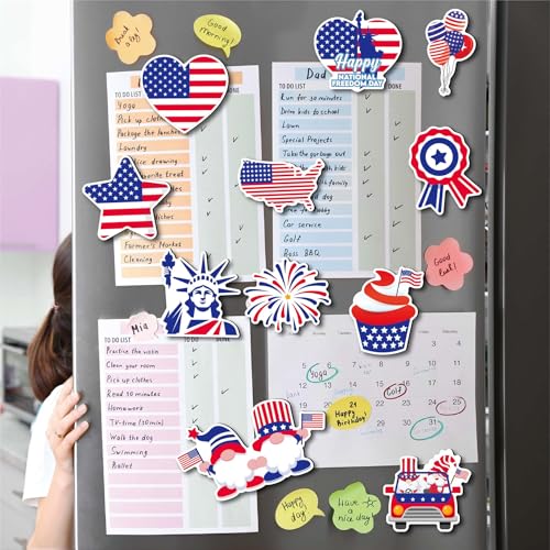 34 imanes decorativos para refrigerador Día de la Independencia miniatura 5