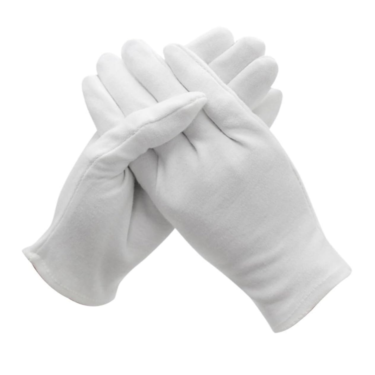 SOESFOUFU Offering Gloves 10 Pack of Cotton Gloves Thickened Party Etiquette White Size Xl Long Wearing Sturdy
