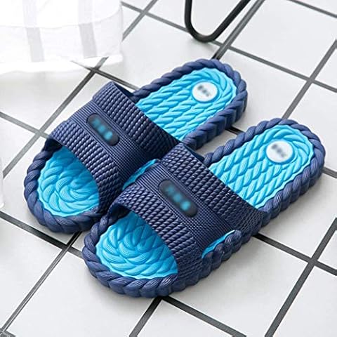 TQQ Bathroom Slippers Men Bathroom Slippers Shower Shoes Bath Slipper Sandal For Women And Mens Bathroom Pool Quick Drying Massage Foam Bathroom Slippers Shower Sandal Shower Sandals Cover