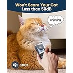 oneisall Cat Clippers for Matted Hair, Quiet Cat Shaver for Long Hair, Cordless Cat Hair Trimmer for Grooming, 2 Speed Pet Shaver Cat Grooming Kit for Cats Small Dogs Animals (Blue) - Image 3