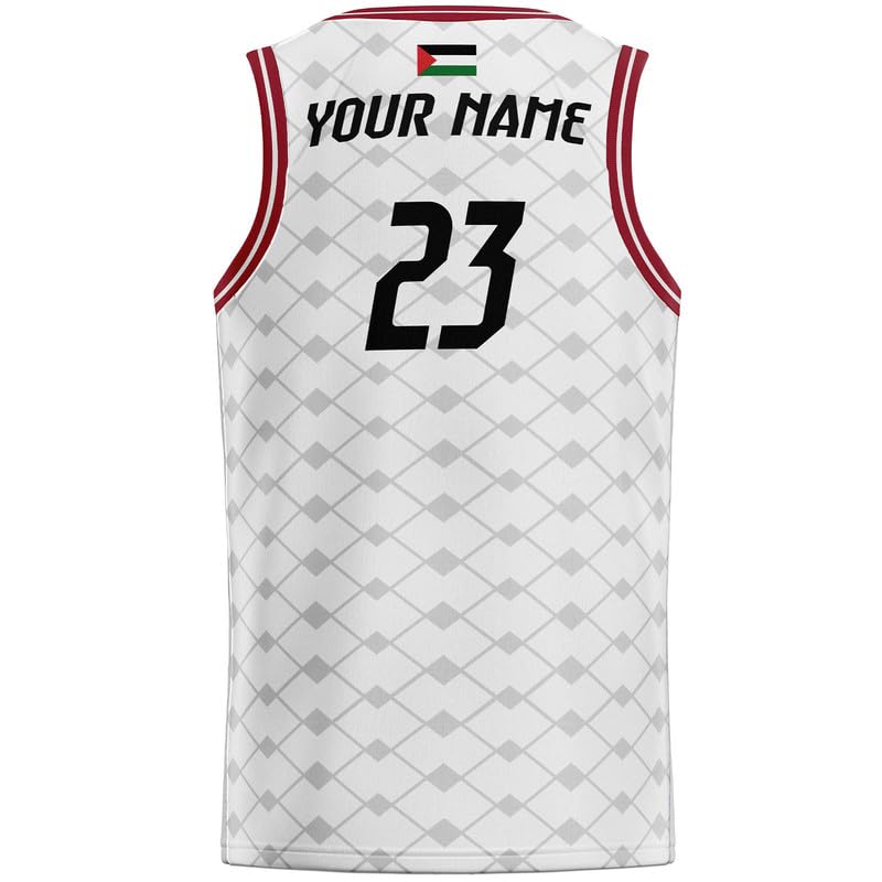 Maillot Palestine PL-741 avec drapeau palestinien brodé pour le sport