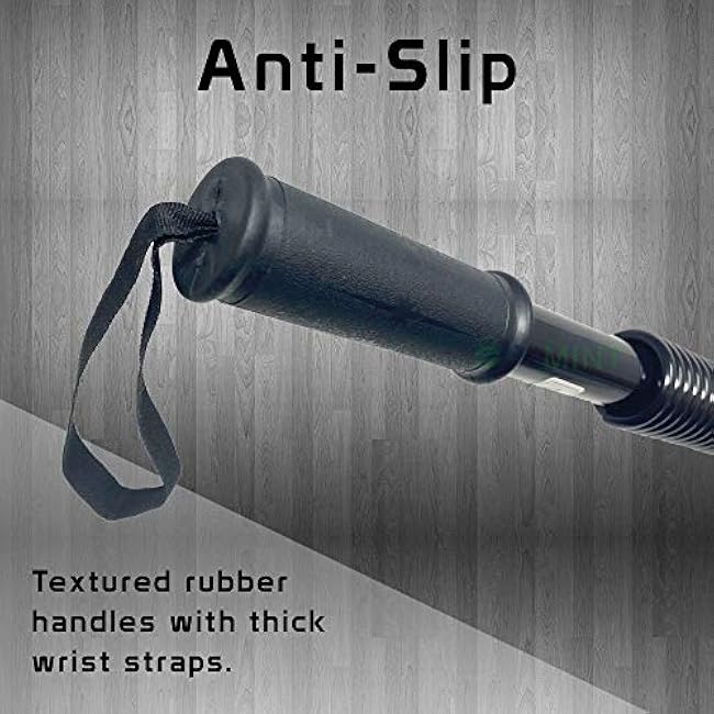 MOVEMINT Power Twister Chest Resistance Spring Bar Exerciser (20KG to 100KG Options)