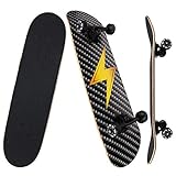 NPET Pro Skateboard Complete 31 Inch 7 Layer Canadian Maple Double Kick Concave Deck Skating...