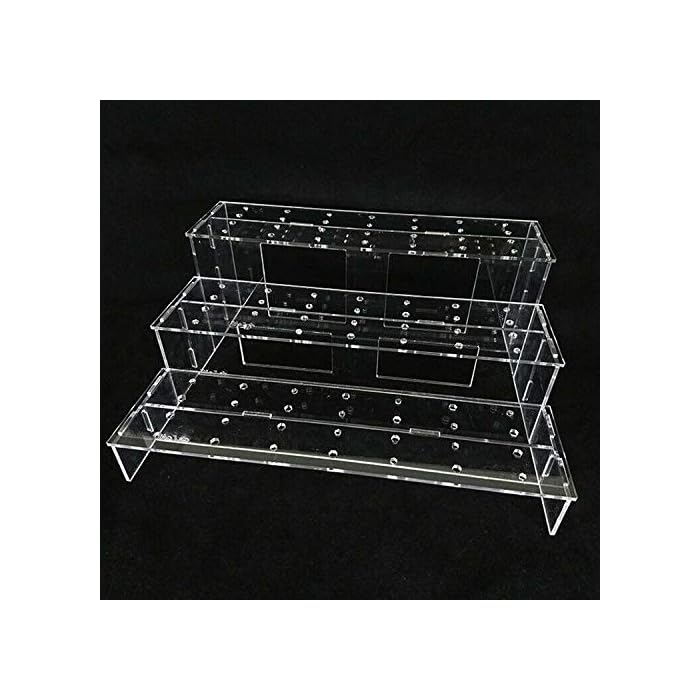 Buy FIGLot Clear Acrylic 3 Tier Action Figure Display Shelf (Supports