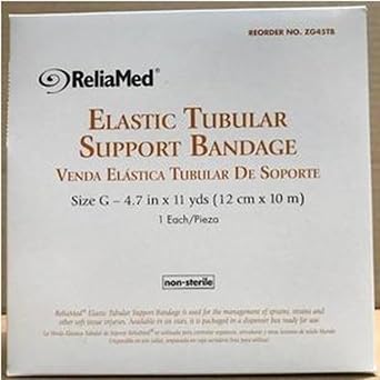 Elastic Tubular Bandage,Size G, 4.5", Lf