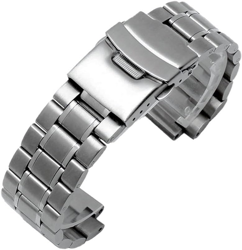 Stainless Steel Watchband Men's Fit For TIMEX T2N720 T2N721 TW2R55500 T2N739 Watch Strap 24 * 16mm Lug End Silver Black Bracelet