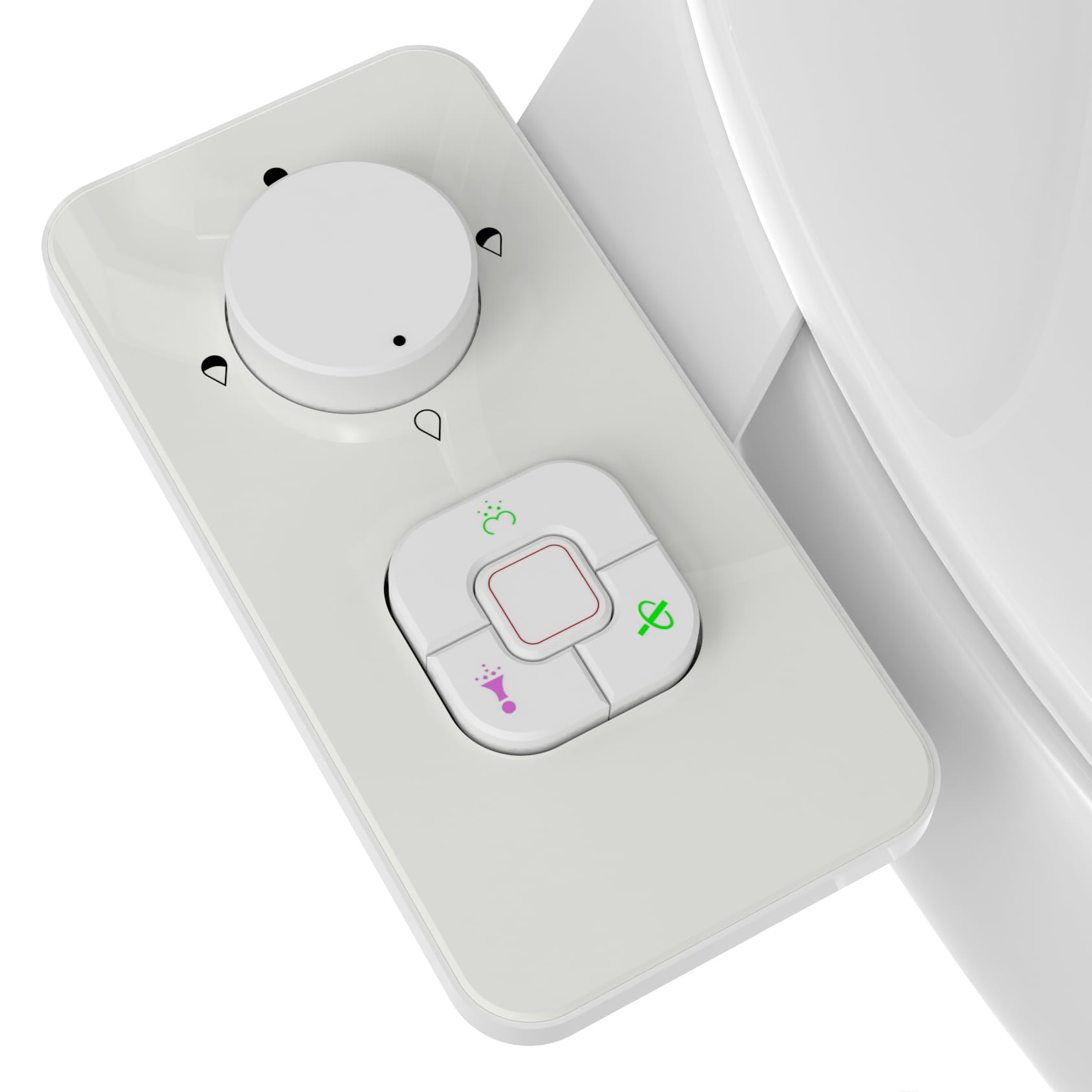 Bidet Attachment For Toilet - Non-Electric Cold Water Bidet Toilet Seat Attachment Adjustable Pressure Retractable Self-Cleaning Dual Nozzles Frontal & Rear Wash Cold Water