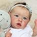 Produktbild Realistische Reborn Baby Dolls Saskia Mädchen mit grauen Augen Puppe Neugeborene weicher Silikon-Voll Die realistischen Für Kinder Spielzeug-Feed für Kinder