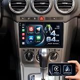 4+64G Autoradio Android per Opel Astra H/Zafira B/Corse C D Wireless Carplay 9''Incell Schermo per Auto Android Auto WiFi Touchscreen Bluetooth5.0 GPS Retrocamera