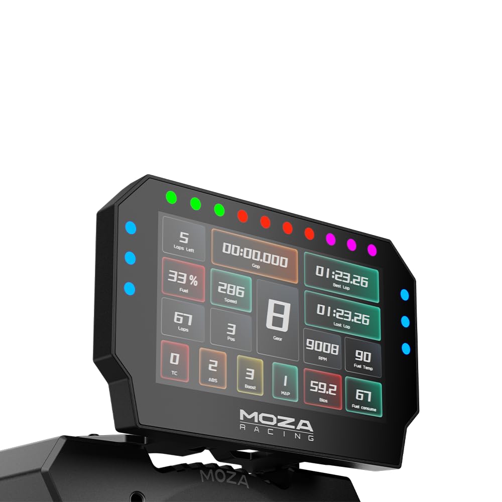 n*u様 MOZA ダッシュモニター Amazon.com: MOZA CM2 HD Racing Dash Sim Racing Dashboard