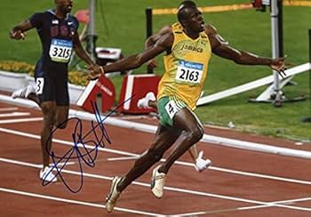 ウサイン・ボルト サイン入り写真 認証書付き　ロンドン2012 ウサイン・ボルト サイン入り写真 認証書付き ロンドン2012