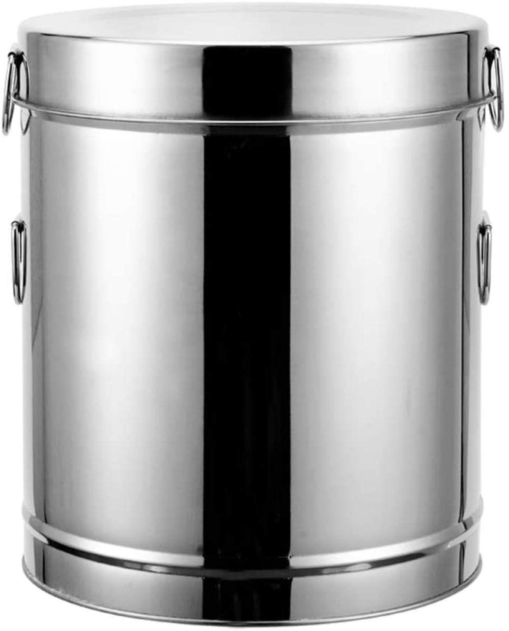 Household Stainless Steel Rice Storage Box Insect Proof Moisture-Proof Flour Barrel/Grain Container Improve
