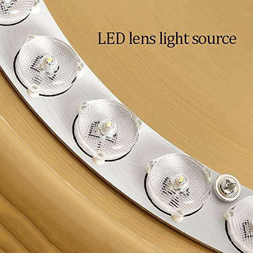 Lámpara de techo americana con tres tonos led y diseño retro para comedor 7