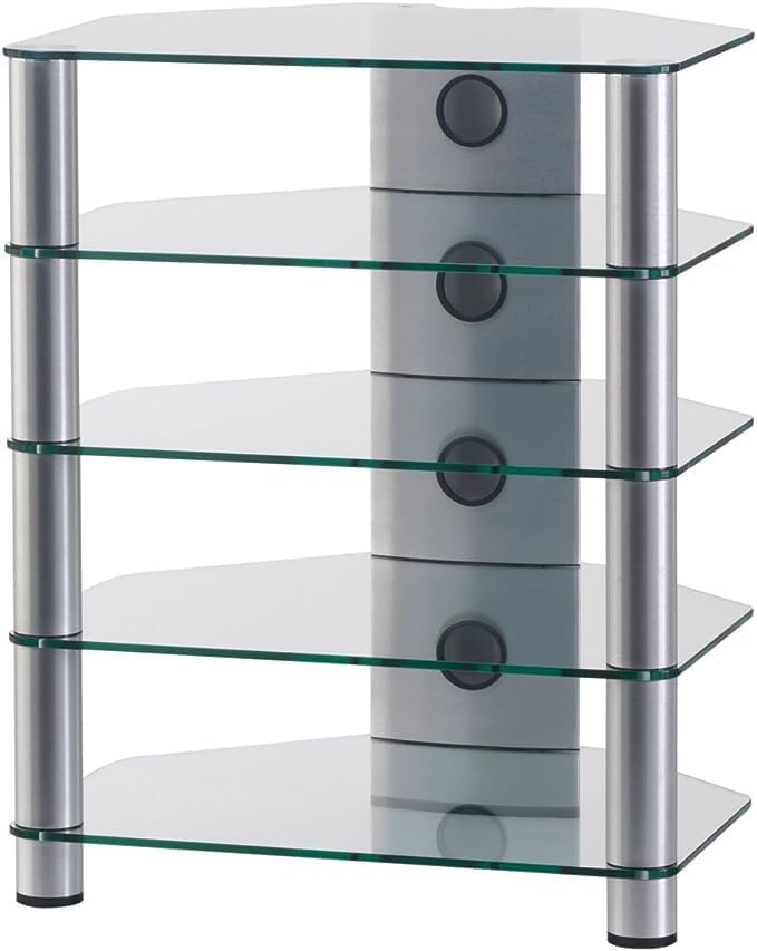 VidaXL Scaffale A 5 Livelli Grigio 80x38x170 Cm In Legno Di Pino - Foto 6