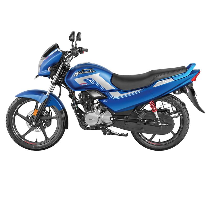 Image of Hero MotoCorp SUPER SPLENDOR BS6 FI DSS C (OBD2B) Motorcycles /Bike Metallic Nexus Blue Booking for Ex-Showroom Price
